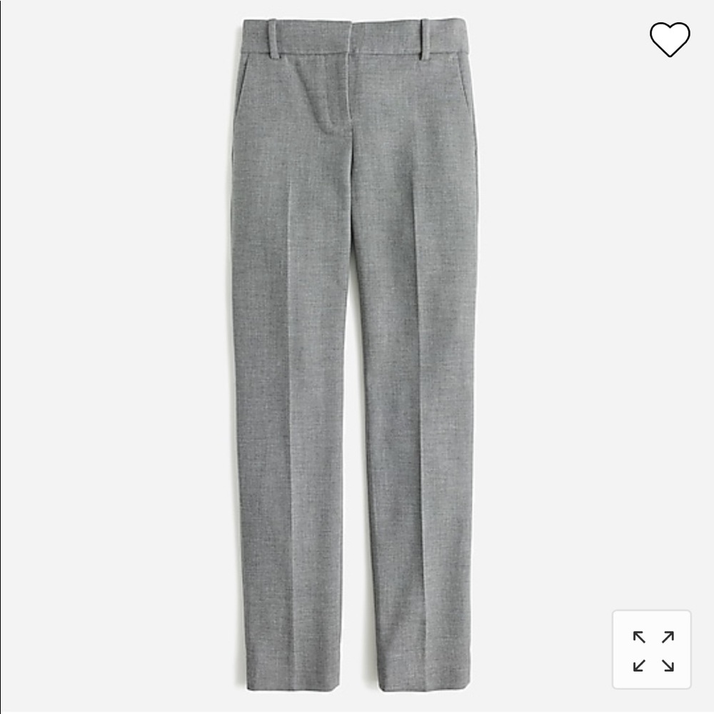 J Crew Cameron slim crop pant in four-season stretch, size 8.